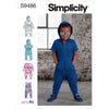 Simplicity Sewing Pattern S9486 Toddlers Knit Jumpsuit 9486 Image 1 From Patternsandplains.com