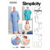 Simplicity Sewing Pattern S9490 Unisex Recovery Gowns and Bed Robe 9490 Image 1 From Patternsandplains.com