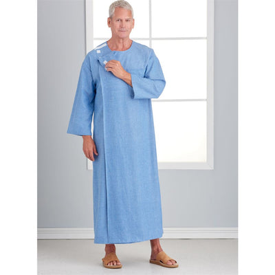 Simplicity Sewing Pattern S9490 Unisex Recovery Gowns and Bed Robe 9490 Image 3 From Patternsandplains.com