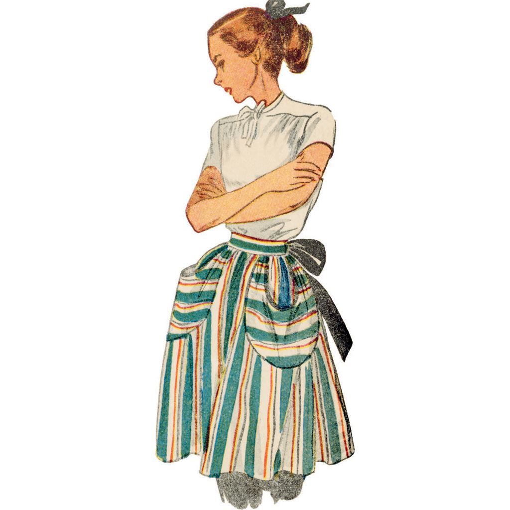 Simplicity Sewing Pattern S9496 Misses Vintage Apron 9496 Image 3 From Patternsandplains.com
