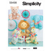 Simplicity Sewing Pattern S9498 Easy Plush Animals 9498 Image 1 From Patternsandplains.com