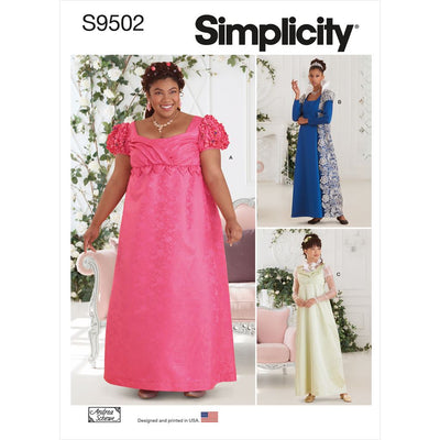 Simplicity Sewing Pattern S9502 Misses and Womens Costumes 9502 Image 1 From Patternsandplains.com
