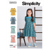 Simplicity Sewing Pattern S9503 Childrens Dresses 9503 Image 1 From Patternsandplains.com
