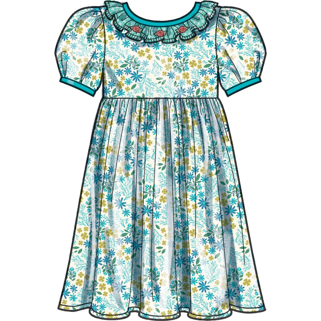 Simplicity Sewing Pattern S9503 Childrens Dresses 9503 Image 6 From Patternsandplains.com