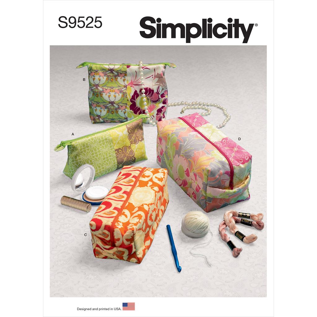 Simplicity Sewing Pattern S9525 Zippered Cases 9525 Image 1 From Patternsandplains.com