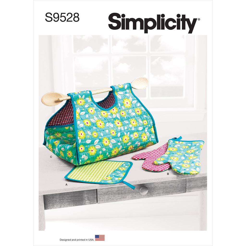 Simplicity Sewing Pattern S9528 Pot Holder Mitt Casserole Carrier 9528 Image 1 From Patternsandplains.com