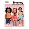 Simplicity Sewing Pattern S9534 18 Doll Clothes 9534 Image 1 From Patternsandplains.com