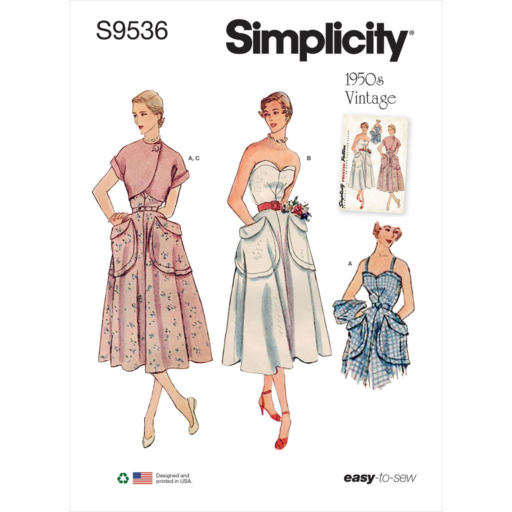 Simplicity Sewing Pattern S9536 Misses Sundress and Bolero 9536 Image 1 From Patternsandplains.com