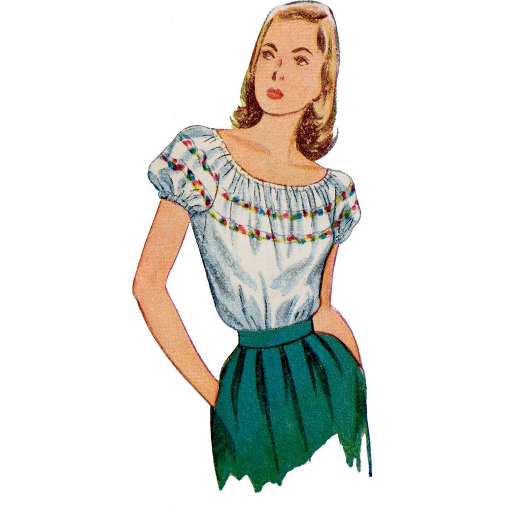 Simplicity Sewing Pattern S9538 Misses Blouses 9538 Image 2 From Patternsandplains.com