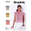 Simplicity Sewing Pattern S9546 Misses Tops 9546 Image 1 From Patternsandplains.com