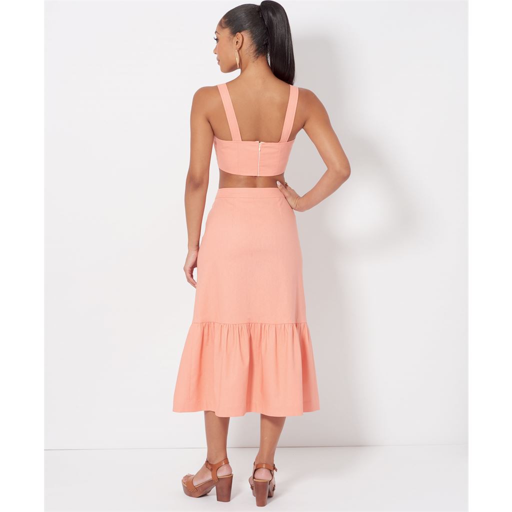 Simplicity Sewing Pattern S9552 Misses Top and Skirts 9552 Image 6 From Patternsandplains.com