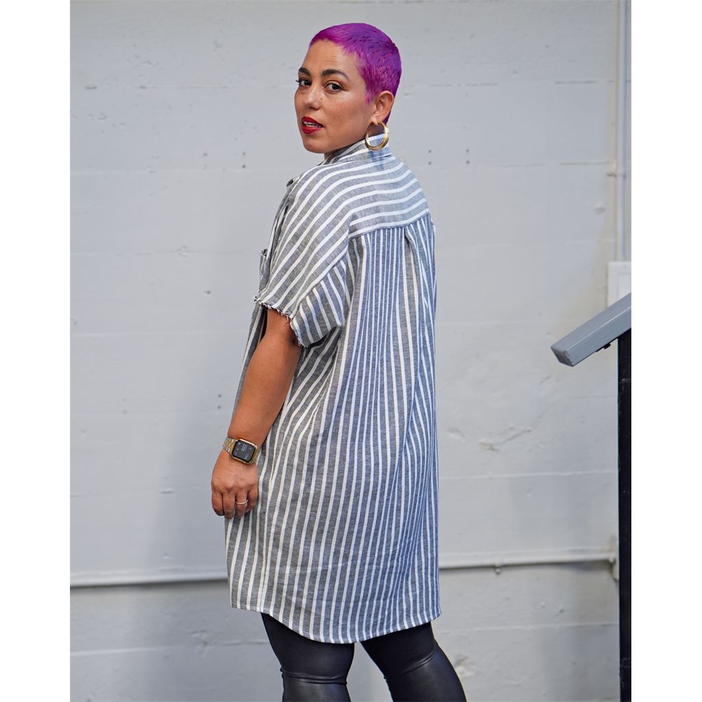 Simplicity Sewing Pattern S9554 Unisex Shirt in Two Lengths 9554 Image 5 From Patternsandplains.com