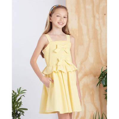 Simplicity Sewing Pattern S9560 Childrens and Girls Dress Top and Skirt 9560 Image 6 From Patternsandplains.com