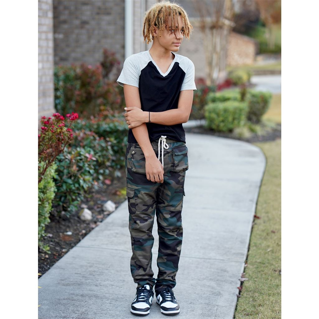 Simplicity Sewing Pattern S9561 Boys Knit Top and Woven Pants and Shorts 9561 Image 2 From Patternsandplains.com