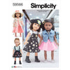Simplicity Sewing Pattern S9566 18 Doll Clothes 9566 Image 1 From Patternsandplains.com