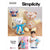 Simplicity Sewing Pattern S9569 Learn to Sew Plush Memory Bears 9569 Image 1 From Patternsandplains.com