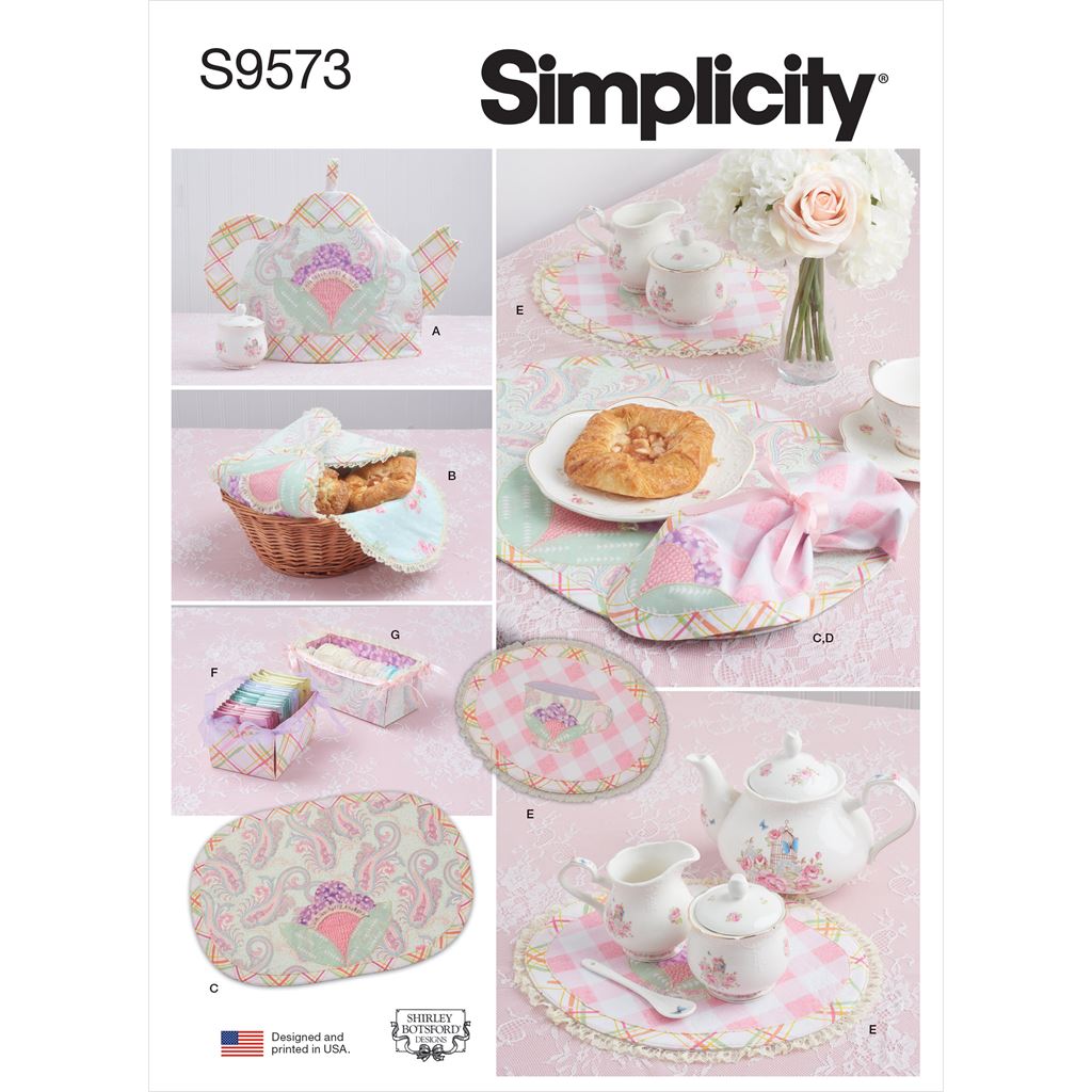 Simplicity Sewing Pattern S9573 Tabletop Accessories 9573 Image 1 From Patternsandplains.com