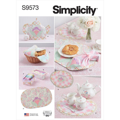Simplicity Sewing Pattern S9573 Tabletop Accessories 9573 Image 1 From Patternsandplains.com