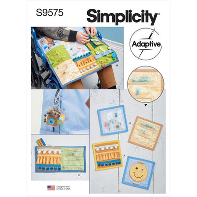 Simplicity Sewing Pattern S9575 Fidget Pages Quilt Zipper Case and Key Fob 9575 Image 1 From Patternsandplains.com