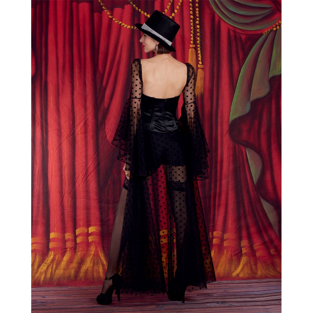 Simplicity Sewing Pattern S9576 Corset Sleeves Collar Shorts Decorations and Skirts 9576 Image 6 From Patternsandplains.com