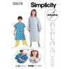 Simplicity Sewing Pattern S9578 Childrens Girls and Boys Recovery Gowns and Pants 9578 Image 1 From Patternsandplains.com