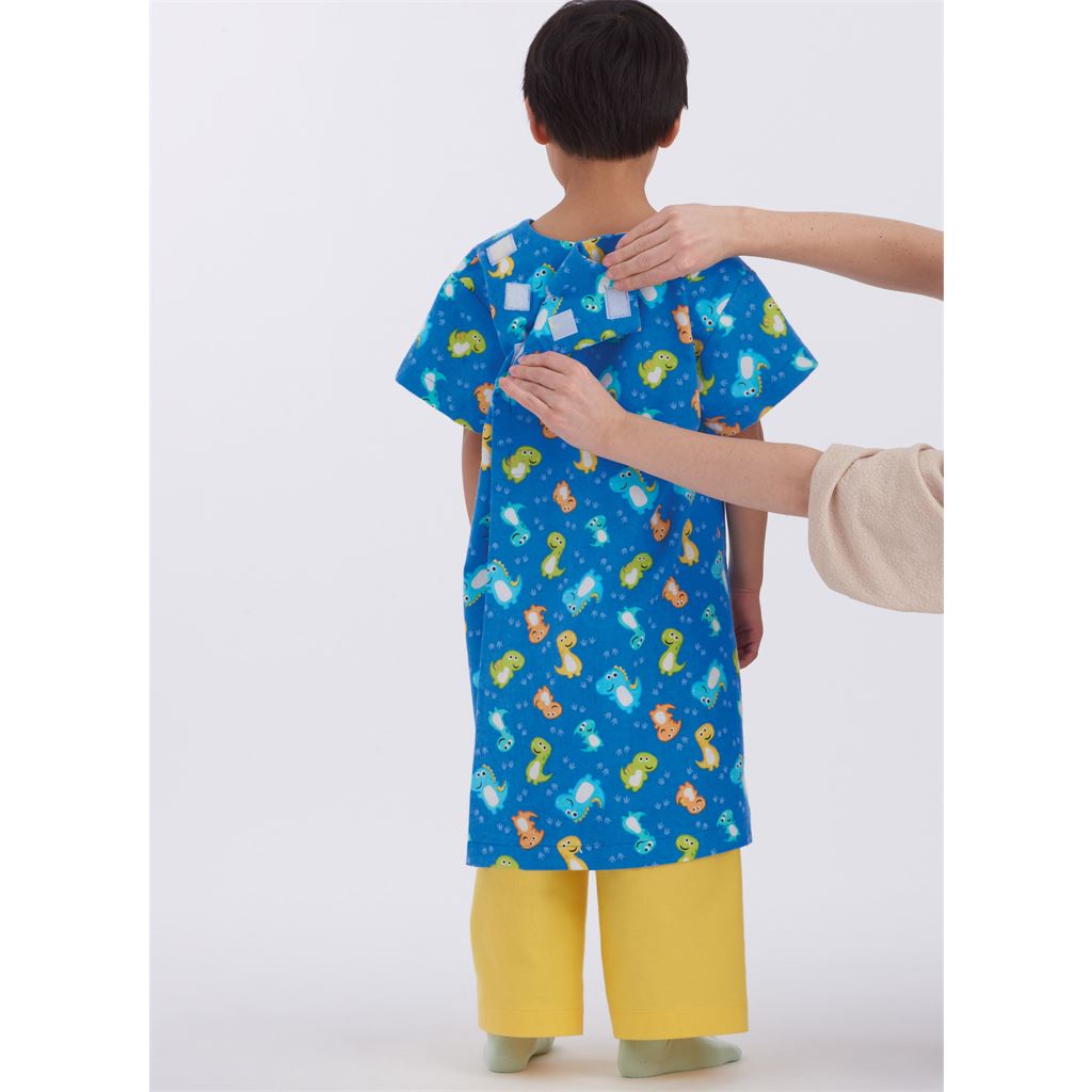 Simplicity 9490 Special Needs Hospital Gown Adaptive Sewing Pattern Unisex  New | eBay