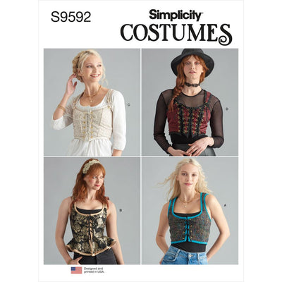 Simplicity Sewing Pattern S9592 Misses Corsets 9592 Image 1 From Patternsandplains.com