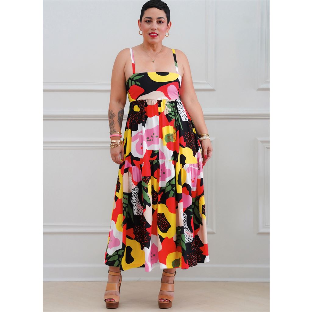 Simplicity Sewing Pattern S9597 Misses Dress and Jumpsuit by Mimi G 9597 Image 2 From Patternsandplains.com