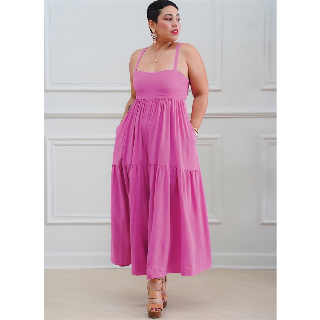 Simplicity Sewing Pattern S9597 Misses Dress and Jumpsuit by Mimi G 9597 Image 3 From Patternsandplains.com