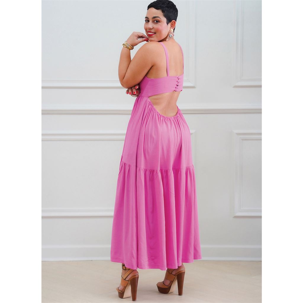 Simplicity Sewing Pattern S9597 Misses Dress and Jumpsuit by Mimi G 9597 Image 5 From Patternsandplains.com