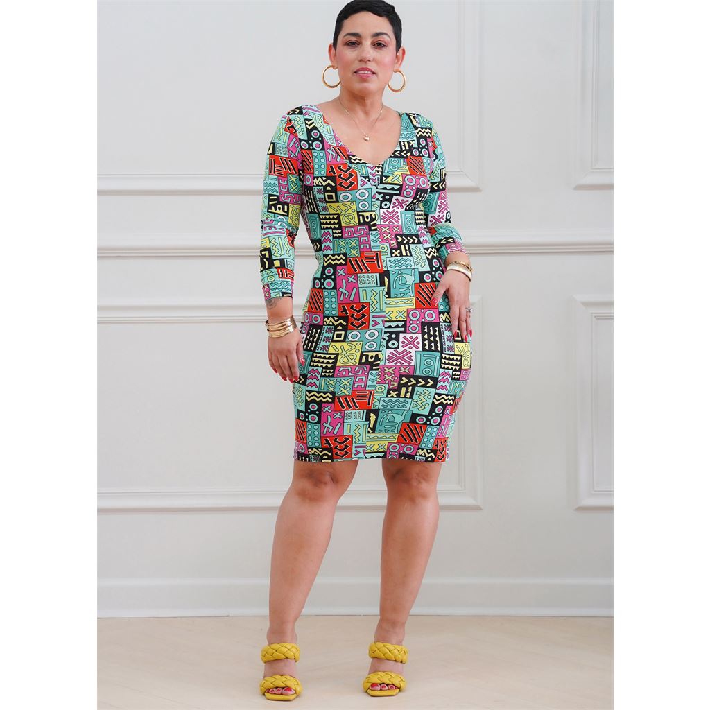 Simplicity Sewing Pattern S9598 Misses Knit Dresses by Mimi G 9598 Image 3 From Patternsandplains.com