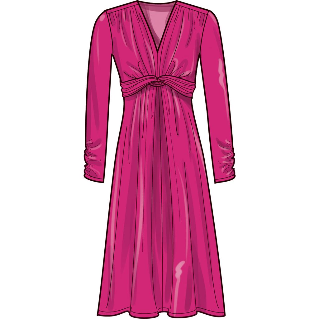 Simplicity Sewing Pattern S9600 Misses Knit Dresses 9600 Image 4 From Patternsandplains.com