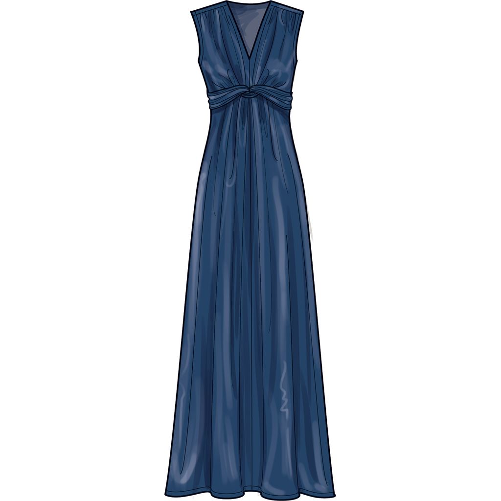 Simplicity Sewing Pattern S9600 Misses Knit Dresses 9600 Image 6 From Patternsandplains.com