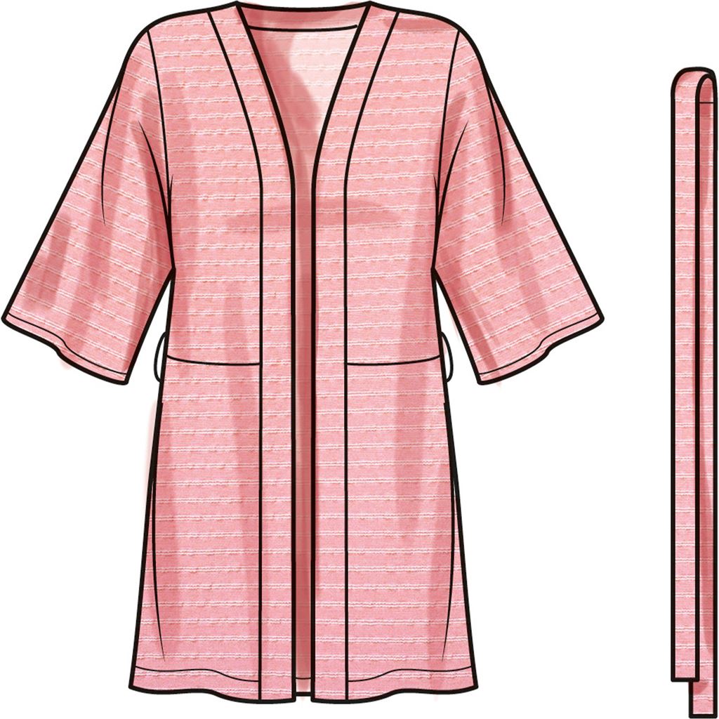 Simplicity Sewing Pattern S9602 Misses Caftans and Wraps 9602 Image 6 From Patternsandplains.com