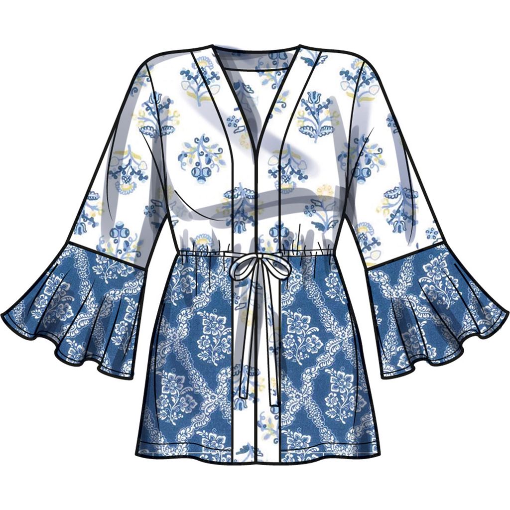 Simplicity Sewing Pattern S9603 Womens Caftans and Wraps 9603 Image 3 From Patternsandplains.com