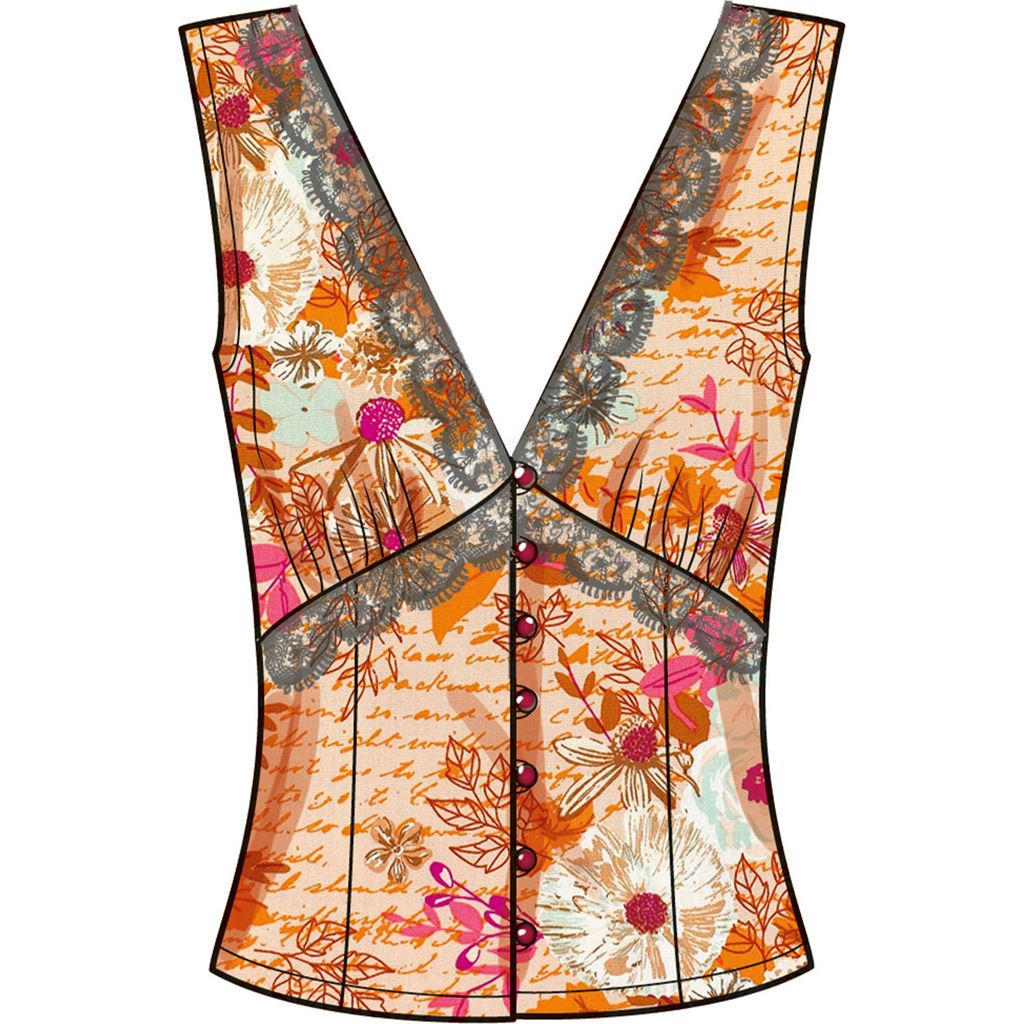 Simplicity Sewing Pattern S9606 Misses Blouse 9606 Image 4 From Patternsandplains.com