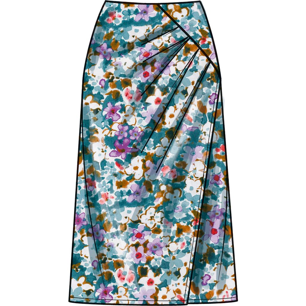 Simplicity Sewing Pattern S9607 Misses Skirt 9607 Image 4 From Patternsandplains.com