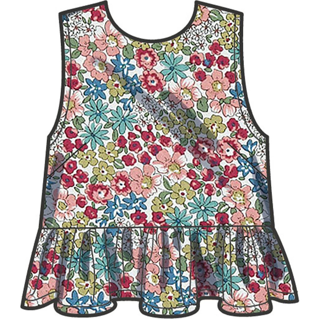 Simplicity Sewing Pattern S9611 Misses Tunic Cropped Top Pants and Shorts 9611 Image 4 From Patternsandplains.com