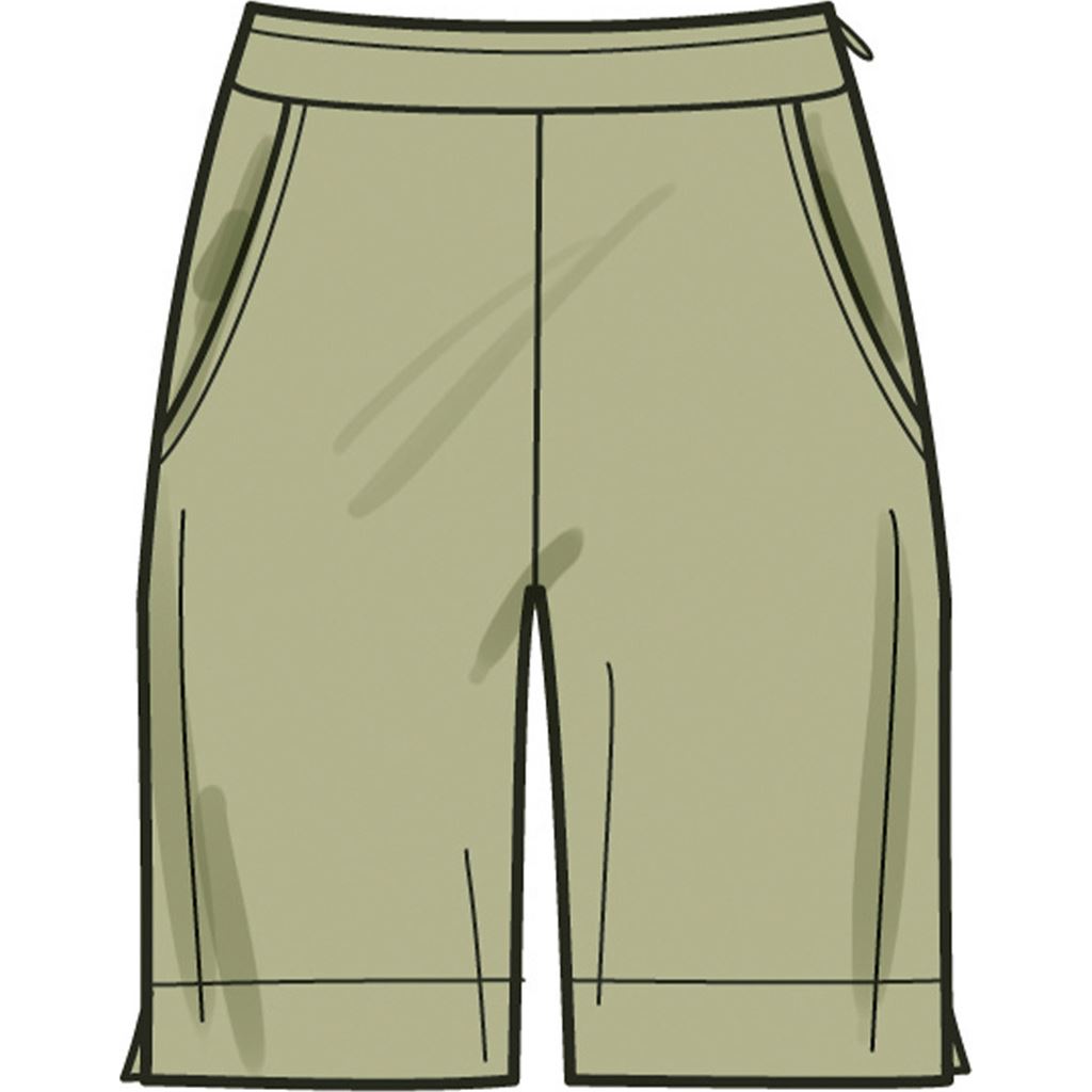 Simplicity Sewing Pattern S9611 Misses Tunic Cropped Top Pants and Shorts 9611 Image 6 From Patternsandplains.com