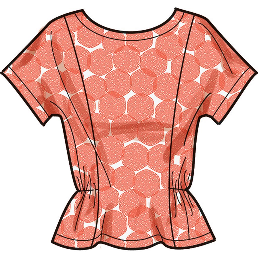 Simplicity Sewing Pattern S9612 Misses Tops Pants and Shorts 9612 Image 4 From Patternsandplains.com