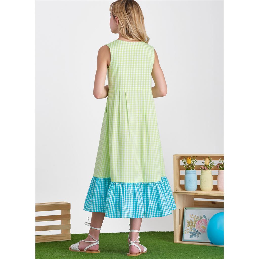 Simplicity Sewing Pattern S9617 Childrens and Girls Jumpsuit Romper and Dress 9617 Image 10 From Patternsandplains.com