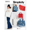 Simplicity Sewing Pattern S9618 Tote Bag in Three Sizes 9618 Image 1 From Patternsandplains.com