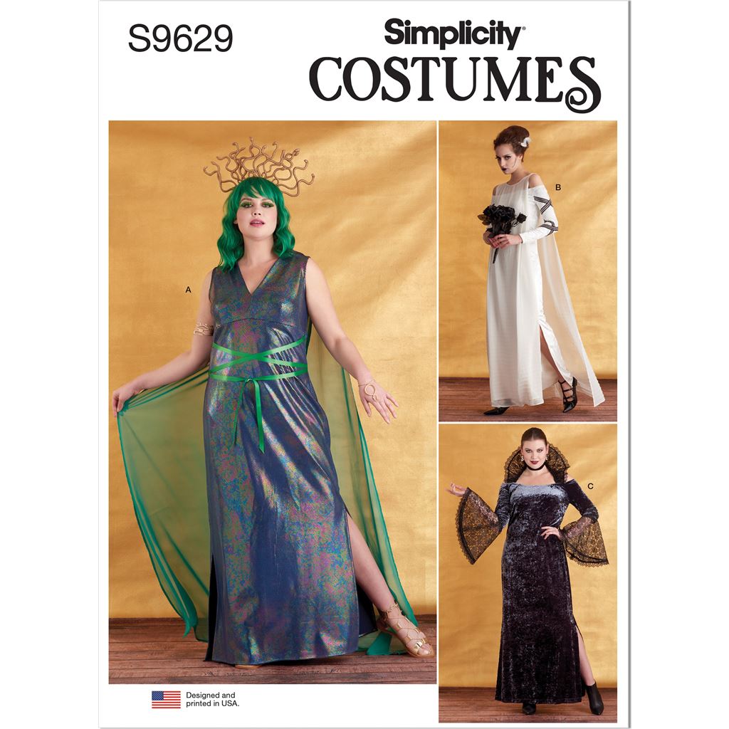 Simplicity Sewing Pattern S9629 Misses and Womens Costumes 9629 Image 1 From Patternsandplains.com