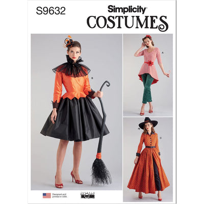 Simplicity Sewing Pattern S9632 Misses Costumes by Theresa Laquey 9632 Image 1 From Patternsandplains.com