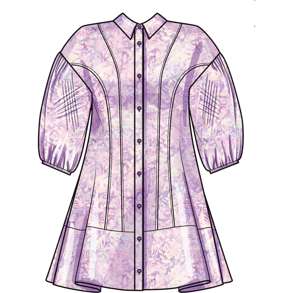 Simplicity Sewing Pattern S9641 Misses Button Down Dress 9641 Image 5 From Patternsandplains.com