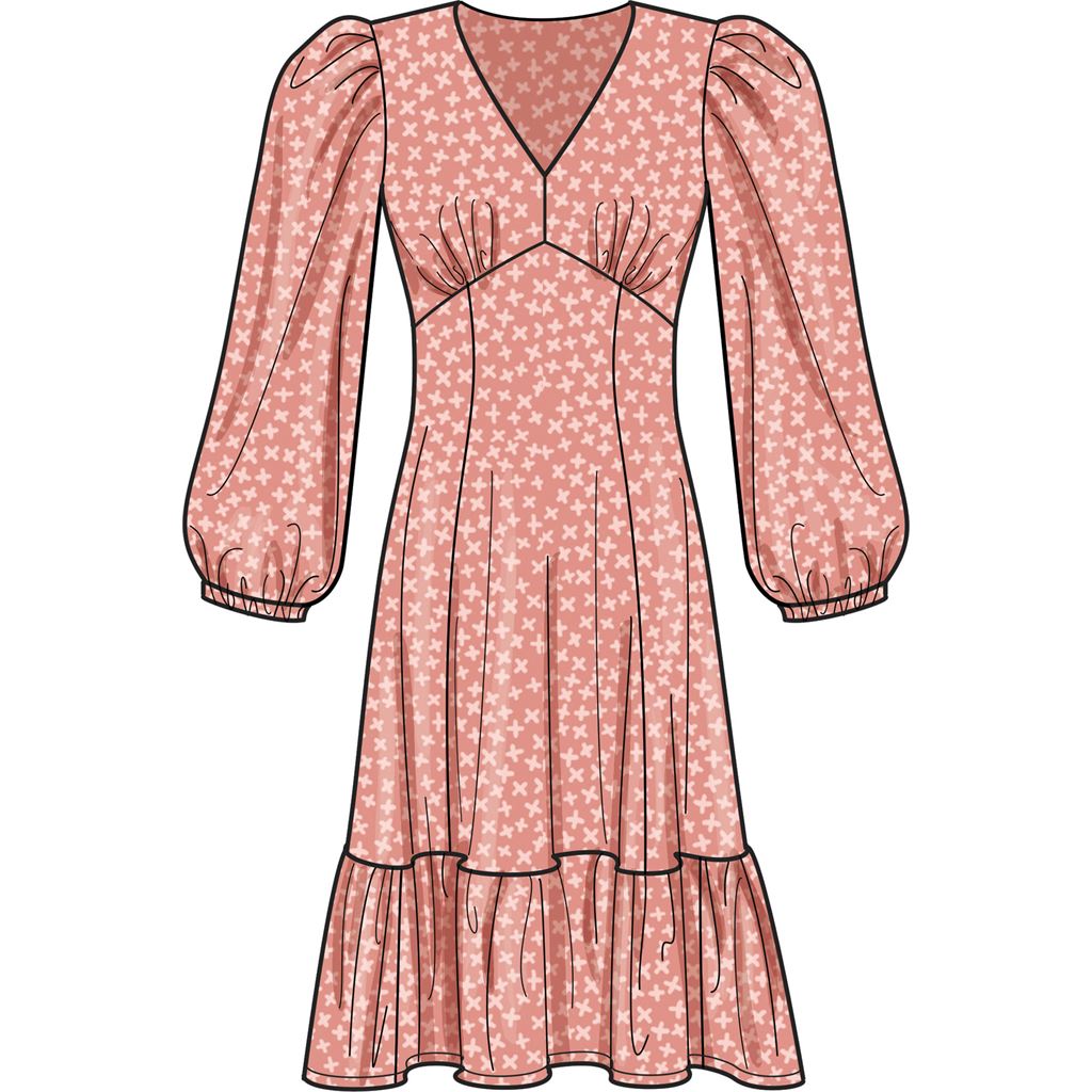 Simplicity Sewing Pattern S9642 Misses Dress 9642 Image 3 From Patternsandplains.com