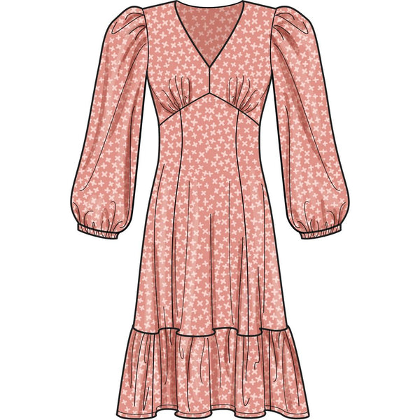 Simplicity Sewing Pattern S9642 Misses' Dress 9642 - Patterns and Plains