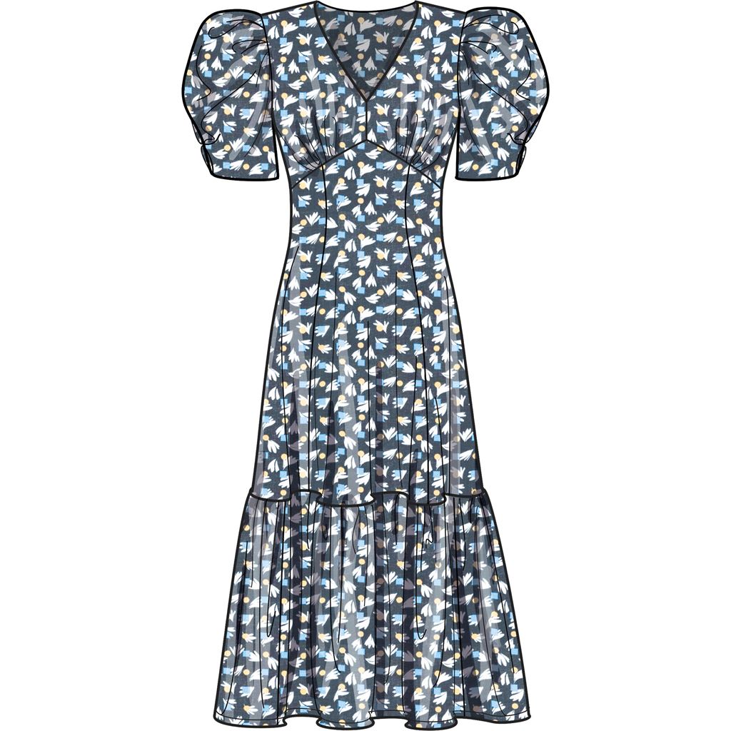 Simplicity Sewing Pattern S9642 Misses' Dress 9642 - Patterns and Plains