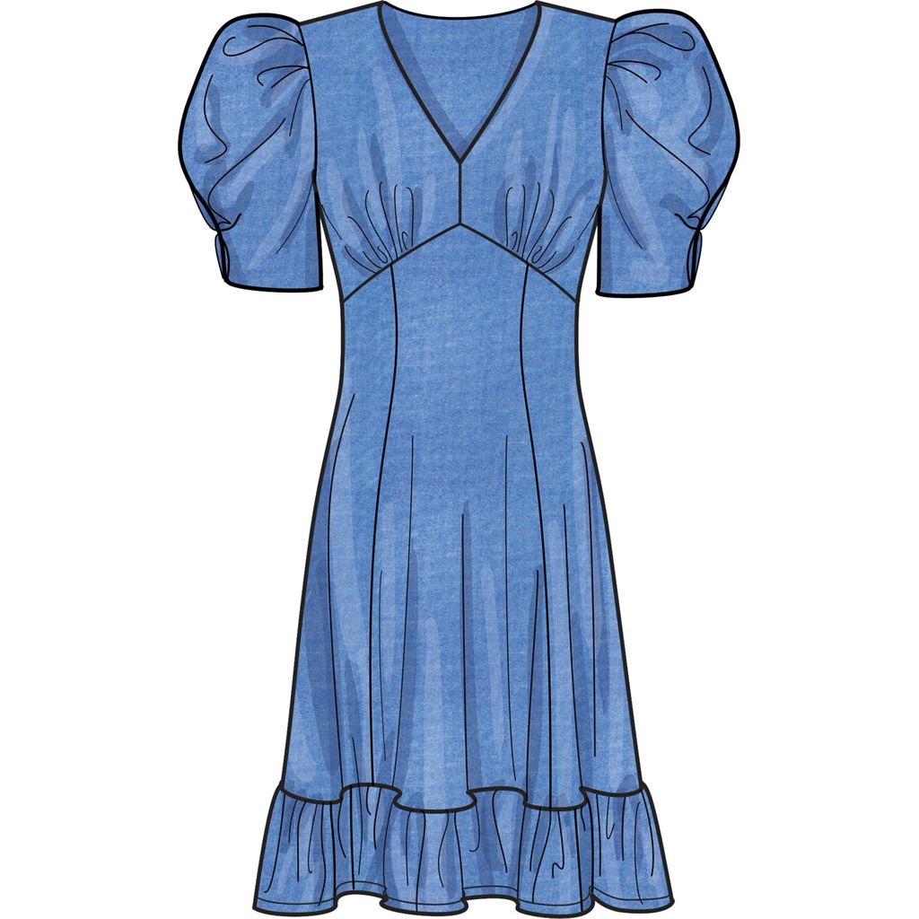 Simplicity Sewing Pattern S9642 Misses Dress 9642 Image 5 From Patternsandplains.com