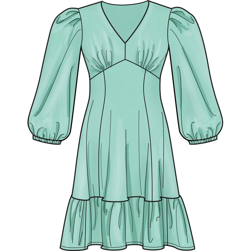 Simplicity Sewing Pattern S9643 Womens Dress 9643 Image 3 From Patternsandplains.com